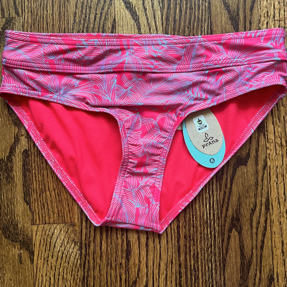 Parana Raman Swim Bottoms- Papaya Fronds- XS